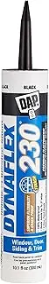 DAP Dynaflex 230 Premium Elastomeric Sealant, Black, 10.1 Oz (7079818280)