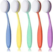 Craft Ink Blending Brushes 5 Colorful Pack Set Broad Application Assortment Crafter