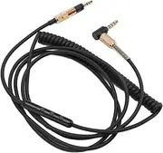 Headphone Cable Replacement, Volume Control Professional Lossless Signal Transmission Headphone Sound Cable Replacement Plug and Play for HD4.40 for HD4.50