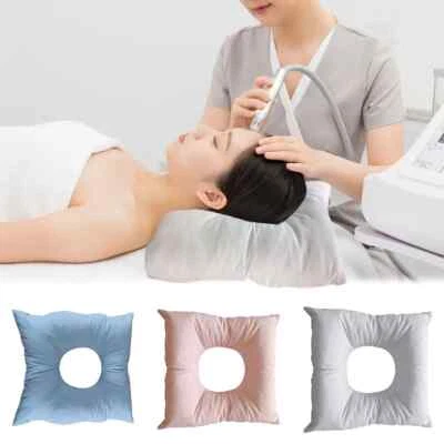 1PC Massage Pillow Face Down with Hole Back Neck Rest Cushion Soft Cotton Pad