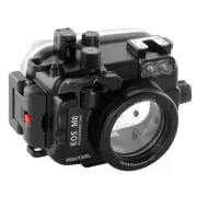40m/130ft Underwater Camera Diving Housing Case for Canon EOS M6 22mm Lens New