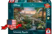 NEW(Dinged Box) Schmidt 59489 Thomas Kinkade Disney 101 Dalmatians 1000Pc Puzzle