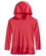 Epic Threads Big Kid Girls Hooded Sweatshirt Size XL Color Tango Red