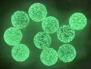 (10 Pack) "Glow-Ball" 16mm (5/8") Player Marbles Glow in the Dark! Crafts Decor