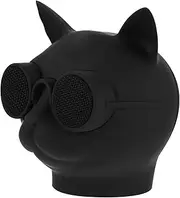 Veemoon Cat Head Shape Portable Mini Wireless Speaker Lightweight Loudspeaker Box with High Efficiency Transmission for Outdoor Use and Quick Connection to Devices