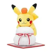 US Seller Japan Pokemon Center Original Plush Toy Pikachu Kagami Mochi