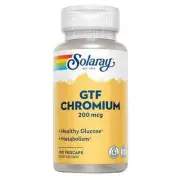 GTF Chromium 100 Caps 200 mcg by Solaray
