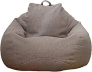 Generisch Bean Bag Covers, Outdoor Bean Bag , Soft Bean Bag for Children and Adults, Bean Bag for Stuffed Toy Storage, Corduroy Bean Bag Chair Without