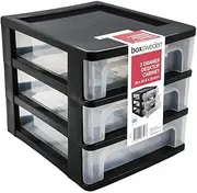 Box Sweden 3-Layer 30cm Drawer Desktop Cabinet Organiser/Storage Large Assorted