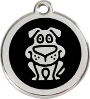 Stainless Steel Red Dingo ID Dog Tag Black Purple Blue Green Yellow Red Pink