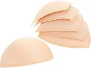 TEMPNAP Thickened Triangle Bra Pads Inserts 3 Pairs Removable Swimwear Pads Body Inserts Bikini Cups