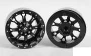 RC4WD Fuel Offroad Krank 1.7" Beadlock Wheels Z-W0256 Black Off-Road Neg offset