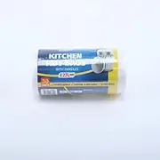 Xtra Kleen Bin Liner Kitchen Tidy Garbage Bag with Handle, White, Medium, 27 Litre Capacity (Pack of 30)