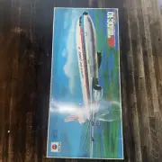 Pop 1 rare vtg 70s Nitto Kagaku htf JAL Japan Airline DC10 1/100 model kit plane