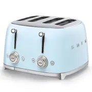 Smeg Retro Style 4 Slice Toaster - Pastel Blue