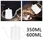 Stainless Steel Pour Over Kettle White Drip Pot Stovetop Gooseneck Coffee Kettle