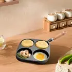 4 Hole Egg Pancake Steak Pan Non-Stick Cooking Egg Ham Pan Cake Maker Frying Pan