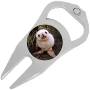 Baby Seal Pup Golf Ball Marker Divot Repair Tool Bottle Opener