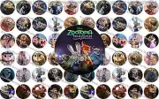 60 Precut 1" Zootopia Bottle cap Images Set 1