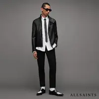 在飛比找momo購物網優惠-【ALLSAINTS】TROST 牛皮騎士皮衣Black M