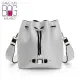 【SAVE MY BAG】LA BULLE T310N 水桶包-含肩帶(PLATINUM M07 金屬銀)