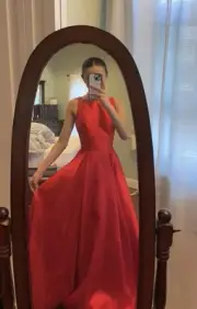 Sherri Hill #52572 Prom Evening Red Gown Size 2 NWT