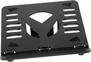 KALLORY Portable Laptop Stand Foldable and Adjustable Computer Riser Multi Purpose Design for Efficient Heat Dissipation for Office Library and Home Use Compatible with Tablets