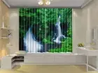 babbling Nice stream 3D Curtain Blockout Photo Printing Curtains Drape Fabric