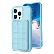 For iPhone XS Max Grid Card Slot Holder Phone Case - Pink