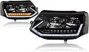 Car Lights Compatible For VW Caravelle T5 Headlight 2011-2015 LED Projetor Head Lamp Daytime Running Light Automotive Accessories