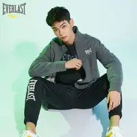 在飛比找蝦皮商城優惠-EVERLAST 外套 深灰 內刷毛 立領 教練外套 男 4