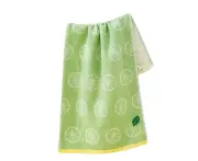 Fast Absorption Washcloth Non-irritating Breathable Superfine Fiber Cartoon Child Towel Daily Use-Green - Green