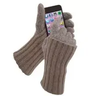 WARMTOUCH BY GRANDOE CASHMERE & LAMBSWOOL KNIT TOUCHSCREEN GLOVES for iPHONE +