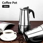 Espresso Maker Induction Coffee Maker Stainless Steel Stovetop Coffee shitY