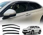 OAD4X4 Weathershields Compatible with Honda HRV HR-V 2022-Onwards, Weather Shields Window Visors Wind Deflectors Sun Rain Guard 4PCS Set