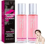 2PCS Women Pheromone Perfume to enhance Charm & Confidence, Long-lasting and Addictive Personal Roll-on Pheromone Perfume Oil, Cologne for Women to Attract Men Compact and Portable 15ML