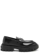 Amiri Glossed Leather Loafers - Black - 43 (IT43 / UK9) 43 (IT43 / UK9)