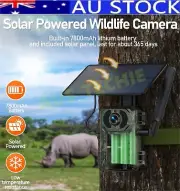✅H10 4MP 4G Solar Hunting Trail Camera PIR Motion Detection Wildlife Cam Night