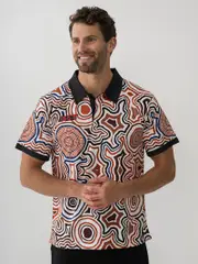 Kulture Indigenous Brown Polo