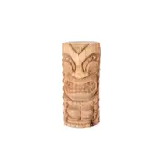 Tiki Statue 50cm Coconut Log Outdoor Ornament Garden Patio Decor Small Natural