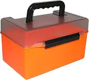 Tackle Boxes Fishing Box Fake Bait Box With Leakage Hole Storage Box(Orange)