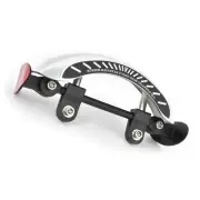 Motorcycle Rear View Mirror Chromed 180 Ultra Wide Angle Central Windscreen CRY