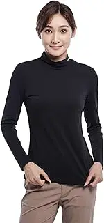 [COOUV] Warmth Base-Layer Thermal Shirt Long Sleeve Mock-Neck Heating Underwear or Outerwear for Women