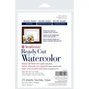 Strathmore 140208 Watercolor Paper Pack 8"X10"-10 Sheets