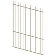 ProtectorAl 0350-1200mm x 1800mm Paperbark Picket Top Pool Fence Panel Raked Up to 15º