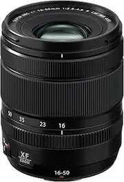 Fujifilm XF16-50mmF2.8-4.8 R LM WR Black Zoom Lens for Fujifilm X Series