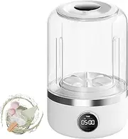 Portable Rechargeable Mini Washing Machine for Underwear, Wireless Portable Laundry cup, Mini Portable Washing Machine, for Home, Apartment, Travel, Camping (White)