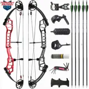 Archery Compound Bow 40lbs 50lbs 60lbs 330FPS Bow Kit TOPOINT BRETH 36 Shooting