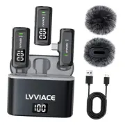 Wireless Lavalier Microphone for Phones with USB Type C Ports, 40 Hours of
