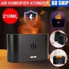 Aroma Air Humidifier Ultrasonic Cool Mist Purifier Flame Essential Oil Diffuser
